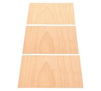 Vaguelly 3Pcs White Maple Solid Wood Boat Decking Strips 80Mm X 4Mm Marine Floor Boards for DIY Model Boats Kayaks and Nautical Crafts