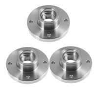 Vaguelly 3pcs Woodworking Lathe Faceplate Chuck Durable Steel Adapter for Woodturning Projects Faceplate with Stable Clamping Force for Enhanced Work Efficiency and Quality