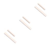 Vaguelly 3sets Bone Nut Saddle for Acoustic Ukulele Nut Quality Replacement Parts Improved Sound Made of Ox Bone Easy to Play