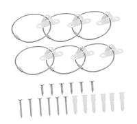 Vaguelly 3sets Furniture Anchors Boy Girl-Safe Strap Set Stainless Steel Rope for Home Wall Furniture Safety Anchors Prevent Tip Over for Living Apartment Safety