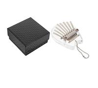 Vaguelly 3sets Key Transparent Thumb Piano Kalimba Portable Musical Instrument for Boys and Girls Great Finger Piano Toy for Beginners Includes Professional Tuning for