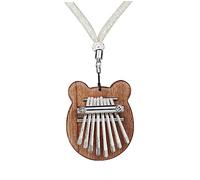 Vaguelly 3sets Portable Thumb Piano Kalimba Keys Music Instrument for Beginners Compact Design for Boys and Girls Adults Music Brown Color