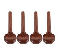 Vaguelly 4/4 Violin Replacement Tuning Pegs Rosewood Wooden Violin Accessories 4Pcs Set for Acoustic String Instrument Suitable for Music Students and Performers