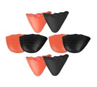 Vaguelly 4 Pairs Reusable Pu Shoe Toe Inserts for High Heel Shoes and Pumps, Flexible Forefoot Cushions to Solve Too Large Size Problem, Simple Humanized Design for Men and Women