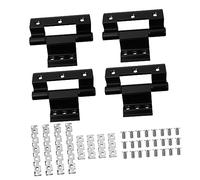 Vaguelly 4 Pcs Heavy Duty Aluminum Alloy Casement Window Hinges with Soft Closing Design Broken Bridge Style for Home DIY and Carpentry Easy Installation and Adjustability