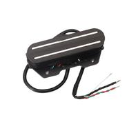 Vaguelly 4-Wire Single Coil Humbucker Pickup Set for Electric Guitar Low Noise High Output Black GMA310
