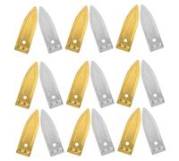 Vaguelly 40pcs Copper Zinc Anode Sheet for Science Experiments Zinc Anode and Copper Sheet Materials for Fruit Battery Projects for Educational Use