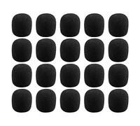 Vaguelly 40pcs Lapel Mic Windscreen Covers Sponge Headband Microphone Accessories