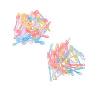 Vaguelly 40set Colorful Miniature Plastic Spoon and Fork Set for Dollhouse Decor Mini Utensils with Authentic Detailing Vibrant Tiny Kitchen Tools for Creative Play and Miniature Scene