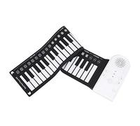 Vaguelly 49-keys Electronic Hand Roll Piano Foldable Portable Silicone Abs Material with Electronic Components for Children and Adults, for Home Music Practice and Travel