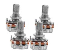 Vaguelly 4pcs Audio Guitar Pots Electric Guitar Potentiometer Replacement for Bass Musical Instruments Easy to Use Control Knobs for Tone Durable Knob Design