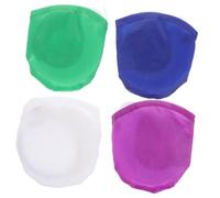 Vaguelly 4pcs Blank Painting Fan Blank Graffiti Fans Manual Supplies Foldable Retro Cloth and Plastic Mini for DIY Decorating Home Space Enhance Imagination