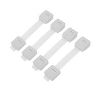Vaguelly 4pcs Cabinet Locks White Childproof Drawer Latches Self-Adhesive Cupboard Safety Locks Prevent Opening Doors Kitchen and Home