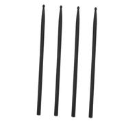 Vaguelly 4pcs Carbon Fiber Drum Sticks Ergonomic Drumsticks Comfortable Grip Lightweight Durable Perfect for Beginners Jazz Drum Practice