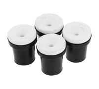 Vaguelly 4pcs Ceramic Nozzle Tips for Sandblaster Gun Abrasive Blasting Inserts High-Pressure Resistant Replacement Kit for Handheld Sandblasting Guns and Cabinets