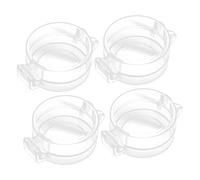 Vaguelly 4pcs Child Proof Door Lock Covers for Child Safety, Abs Material with Strong Glue, No Damage to Door Protection, Baby Safety Supplies for Home and Bedroom