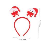 Vaguelly 4Pcs Christmas Antler Headbands Snowflake Santa Xmas Tree Headdress Friendly Party Hair Accessories