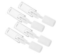 Vaguelly 4pcs Clear Brow Fixing Gel Non-irritating Eyebrow Setting Liquid for Sensitive Skin Gentle Lash Fixing Formula Travel-friendly Mini for Beauty Salon and Daily Makeup