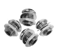 Vaguelly 4pcs Drum Air Vent Hardware Screws with Washers Gasket Alloy Silver Easy Installation Improve Sound Clarity for Snare Drum Percussion Performances Recordings