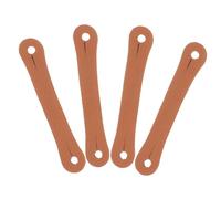 Vaguelly 4pcs Drumstick Control Clips Leather Strap Drumstick Grip Auxiliary Tool for 5a 7a Non-slip Finger Holder for Beginner Drummers Random Color