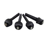 Vaguelly 4pcs Ebony Pegs Sturdy Tuning Pegs for Violin Replacement Parts Musical Instrument Accessories for Violin Repair and Tuning