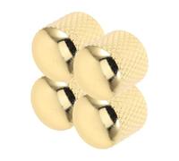Vaguelly 4pcs Electric Guitar Knobs Volume and Tone Control Knobs Metal Guitar Tone for Stage Audio Tuning Support Bracket