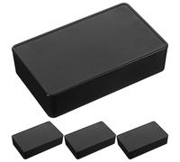 Vaguelly 4pcs Electronics Project Boxes Plastic Junction Boxes Multi-functional Design to Accommodate Chargers Small Electrical Enclosure for Wire Management and Controller Installation