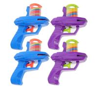 Vaguelly 4pcs Fly Shooter: Interactive Flying Disc Launcher Toy Set For Kids - Safe Launcher For Outdoor Beach Games And Family Picnics