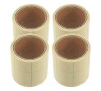 Vaguelly 4PCS Growth Chart Wall Decal Self-Adhesive Removable Height Measurement Sticker for Nursery and Water-Resistant Height Chart Ruler