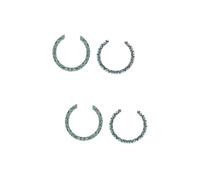 Vaguelly 4pcs Guitar Soundhole Rosette Sticker Inlay Decals for Acoustic Classical Guitar