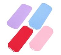 Vaguelly 4pcs Japanese Exfoliating Back Scrubber with Coarse Sand for Deep Dead Skin Removal Portable Bath Washcloth for Home and Travel Use Body Exfoliator for Smooth Skin