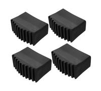 Vaguelly 4pcs Ladder Feet Replacement Pads Fit Non Slip Rubber Protectors High Friction Shock Absorbing Cushion for Extension and Step Ladders Easy Installation Noise Reduction