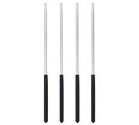 Vaguelly 4pcs Lightweight Drumsticks Bulk Pack Aluminum Alloy Sticks for Drums Percussion
