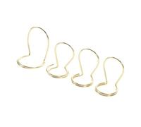 Vaguelly 4pcs Metal Thumb Paddle Guitar Plectrum Adjustable Wire Finger Picks for Guitar and Bass Portable Butterfly Plectrum Finger Style Design for Protectors during Bass Playing