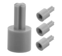Vaguelly 4pcs Motor Adapter Compatible with Lego Cross Shaft Coupling Wheel Connectors for DIY Robotics Mechanical Projects Vehicle Accessories Toy Car Robot Parts