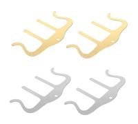 Vaguelly 4pcs Music Page Holder Clips for Secure Note Organization Sturdy Memo Clips for Piano Guitar Violin and Reading Selection