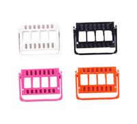 Vaguelly 4pcs Nail Drill Bits Organizer Rack with Nail Polishing Head Stand for Manicure Tool Storage Display Holder for Home and Salon Use