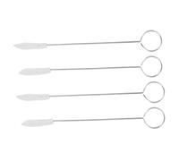 Vaguelly 4pcs Piano Treble Mute Rod Durable Tuning Fork Clamps for Musical Instrument Repair Portable Piano Tuner Tool for Professional and Home Use