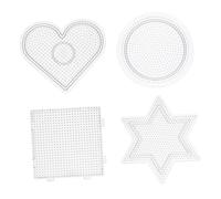 Vaguelly 4pcs Pindou Fuse Beads Boards Plastic Pegboards for Boys and Diy Educational Tool Boys and Beads Tool for and Arts