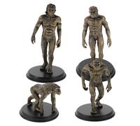 Vaguelly 4pcs Prehistoric Human Evolution Model: Man Figures For Classroom Teaching - Plastic Educational Toys For History Lessons And Home Learning
