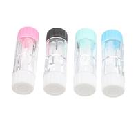 Vaguelly 4pcs Protective Lens Storage Box Rgp Hard Lens Case Daily Contact Lenses Organizer Cases