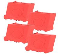 Vaguelly 4pcs Rubber Feet for Step Ladders Anti-Slip Ladder Rubber Feet Replacement Pads to Protect the Floor and Add Stability for Home and Work