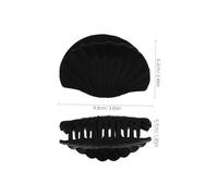 Vaguelly 4pcs Seashell Shark Claw Clips for Women Hair Accessories for Back of Head Comfortable Hold Plastic Beach Styling Tools Cute Mermaid Hair Jewelry