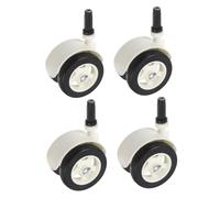 Vaguelly 4pcs Silent Swivel Stroller Wheels Replacement Wear-Resistant Caster Wheels for Front Back Walker Pram Trolley with Quick Insert Attachment for Smooth Noise-reducing Maneuvering