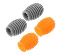 Vaguelly 4Pcs Silicone Drumstick Mute Tips 7A5A Practice Caps for Electronic Drums Soft Silicone Accessory for Reduced Noise and Enhanced Durability