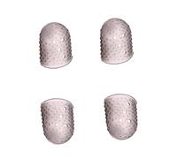 Vaguelly 4pcs Silicone Guitar Finger Caps Protectors for Ukulele Electric Guitar Mandolin Comfortable Tear-resistant Finger Guards