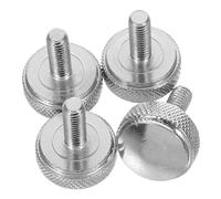 Vaguelly 4pcs Vernier Calipers Locking Screws Metal Knurled Thumb Fasteners for Precise Measurement Support Compatible with Various Caliper Models