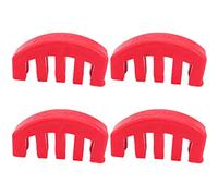 Vaguelly 4pcs Violin Practice Mute Rubber Violin Sordine for Beginner String Instrument Accessories Practice Silencer