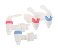 Vaguelly 4pcs Water Dispenser Tap Replacement Plastic Spigot Leakproof Valve Durable Press Type Design Easy Install for Cooler Maintenance