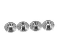 Vaguelly 4pcs Wood Lathe Chuck Faceplate Adapter Threaded Backplate for Woodworking Lathe Tools Durable Steel Construction Secure Clamping Force for Enhanced Stability and Efficiency